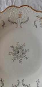Vintage ronde porseleinen schaal  zeh scherzer bavaria duits, Antiek en Kunst, Ophalen of Verzenden