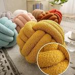 Knoopkogelkussen extra zacht beige GRATIS LEVERING, Huis en Inrichting, Woonaccessoires | Kussens, -, Verzenden, Beige, -