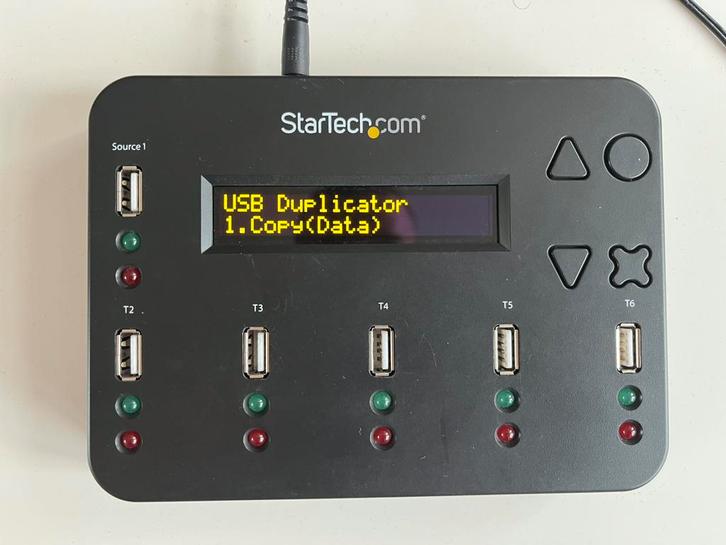 Duplicateur USB StarTech USBDUP15 (1 vers 5), Computers en Software, USB Sticks, Zo goed als nieuw, Ophalen of Verzenden