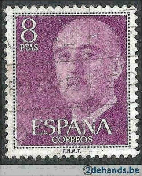 Spanje 1955-1958 - Yvert 868A - Generaal Francisco Fran (ST), Postzegels en Munten, Postzegels | Europa | Spanje, Gestempeld, Verzenden
