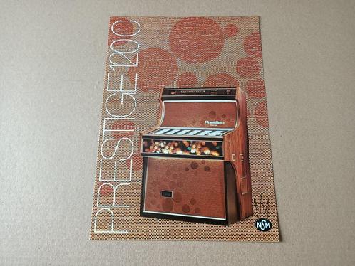 Folder: NSM Prestige 120C (1974) jukebox, Verzamelen, Automaten | Jukeboxen, Ophalen of Verzenden