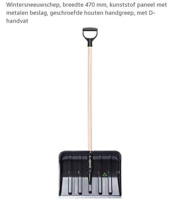 Nieuwe sneeuwschep Egbert beschikbaar voor biedingen