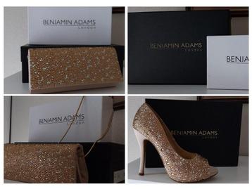 Naaldhakken mt39 'swarovski' en bijpassende clutch! beschikbaar voor biedingen