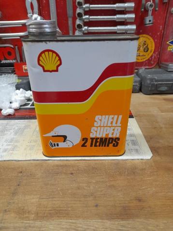 oude vacuümoliekan shell super 2-takt motorfiets 2t beschikbaar voor biedingen