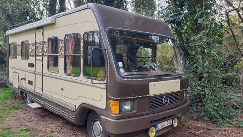 Kampeerauto Mercedes Hymer 1982, Auto's, Oldtimers, Particulier, Mercedes-Benz, Diesel, Overige carrosserie, 2 deurs, Handgeschakeld