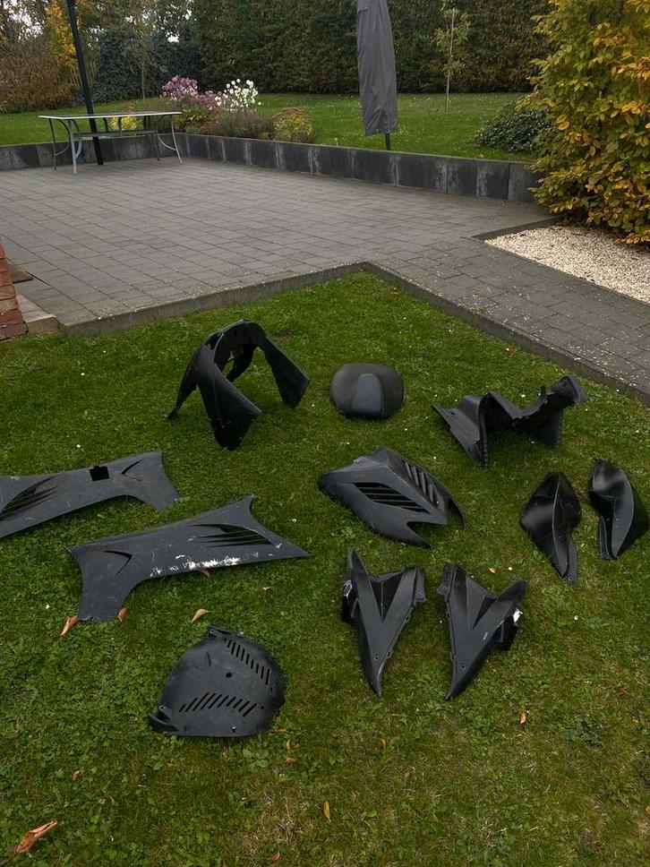 Aerox kappenset, Fietsen en Brommers, Brommeronderdelen | Scooters, Gebruikt, Yamaha, Kap, Ophalen