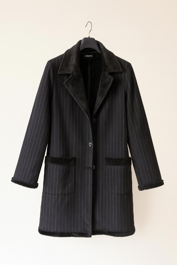 wollen damesmantel maat 38, Kleding | Dames, Jassen | Winter, Zo goed als nieuw, Maat 38/40 (M), Zwart, Ophalen of Verzenden