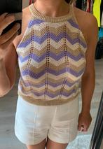 Lila-goud haltertopje, Kleding | Dames, Topjes, Maat 38/40 (M), Terra di Siena, Beige, Nieuw
