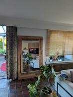 Zeer grote houten industriële spiegel 190x115, Huis en Inrichting, Woonaccessoires | Spiegels, Ophalen