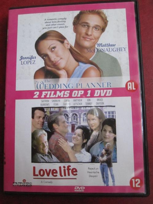 The Wedding Planner + Lovelife (2 films op 1 DVD), Cd's en Dvd's, Dvd's | Komedie, Zo goed als nieuw, Romantische komedie, Boxset