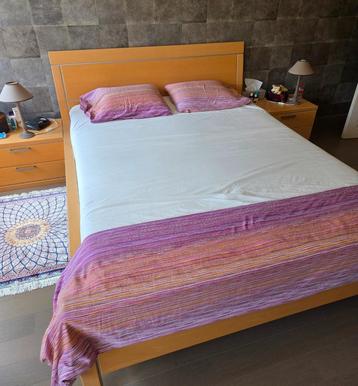 Bed, 210 cm, Brun, Enlèvement, Utilisé