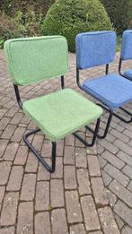 stoelen, Huis en Inrichting, Stoelen, Ophalen, Blauw, Zo goed als nieuw, Metaal