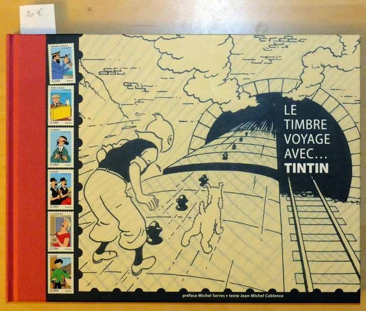Le timbre voyage avec... Tintin / Jean-Michel Coblence, Collections, Personnages de BD, Comme neuf, Tintin, Enlèvement ou Envoi