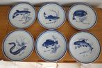 Borden met vismotief van KAHLA, Enlèvement, Comme neuf, Porcelaine, Assiettes(s)