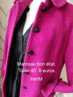 Manteau t 40 H&M fuchsia violine, Vêtements | Femmes, Vestes | Hiver, Enlèvement ou Envoi, Rose, Porté, Taille 38/40 (M)
