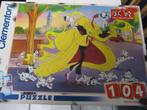 2 puzzels 101 dalmatians 104 en 100 st, Ophalen of Verzenden, Meer dan 50 stukjes, Gebruikt