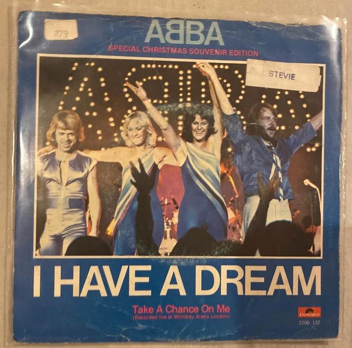 ABBA I have a Dream, Cd's en Dvd's, Vinyl Singles, Zo goed als nieuw, Single, Ophalen of Verzenden