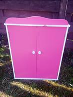 Roze-wit houten kastje voor babykleedjes, Kinderen en Baby's, Ophalen, Gebruikt, Overige typen