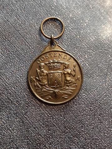 Medaille Oostende in Brons, watersnood 01/02/1953.
