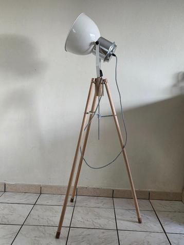 Industriele staanlamp, Comme neuf, Enlèvement, 100 à 150 cm, Métal