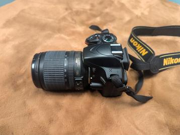 Nikon D3200 + AFS Nikkor 18-105 lens beschikbaar voor biedingen