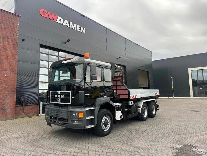 MAN 27.463 6x6 (bj 1998), Auto's, Vrachtwagens, Te koop, Airconditioning, Elektrische ramen, Mistlampen, Radio, Trekhaak, MAN