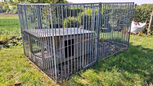 Hondenren hondenkennel, Dieren en Toebehoren, Hondenhokken, Zo goed als nieuw, Hondenkennel, Ophalen of Verzenden