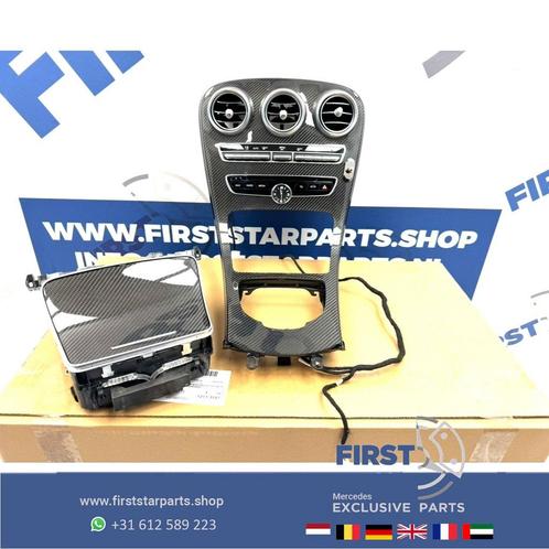 W205 W253 C63 GLC63 AMG CARBON MIDDENCONSOLE C63s GLC63s ori, Auto-onderdelen, Interieur en Bekleding, Mercedes-Benz, Gebruikt