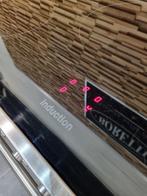 🔥 Poêle de Luxe Boretti 90 cm Inox INDUCTION 5 zones, Classe énergétique A ou plus économe, Comme neuf, Enlèvement, Gril