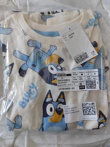 Nieuwe pijama van bluey - maat 128 (H&M) beschikbaar voor biedingen