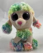 Ty Beanie Boo Rainbow Poedel glitterogen knuffel 15 cm 2019, Kinderen en Baby's, Speelgoed | Knuffels en Pluche, Verzenden, Zo goed als nieuw