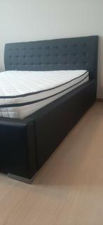 Bed 160x200 met 2 aparte lattenbodems en matras, Maison & Meubles, Chambre à coucher | Lits boxsprings, Comme neuf, Enlèvement ou Envoi