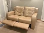 2 lederen zetels (twee-zitten) van Natuzzi - 1 met relaxen, Huis en Inrichting, Zetels | Zetels, Ophalen, Gebruikt, 150 tot 200 cm