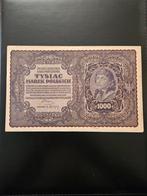 1000 marek 1919 jaar Polen, Postzegels en Munten, Ophalen of Verzenden, Polen, Los biljet