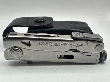 RARE Leatherman CRUNCH + Leather sheath Multitool Retired  U beschikbaar voor biedingen