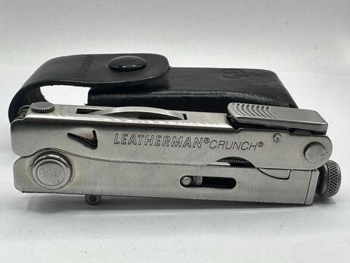RARE Leatherman CRUNCH + Leather sheath Multitool Retired  U, Caravans en Kamperen, Kampeergereedschap, Gebruikt, Verzenden