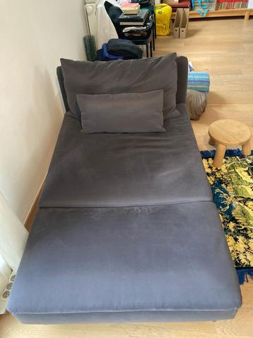 Méridienne, 100 à 125 cm, Moins de 150 cm, Enlèvement, Tissus