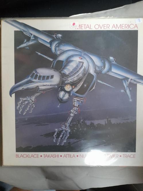 lp - various - metal over america, Cd's en Dvd's, Vinyl | Hardrock en Metal, Gebruikt, Ophalen of Verzenden