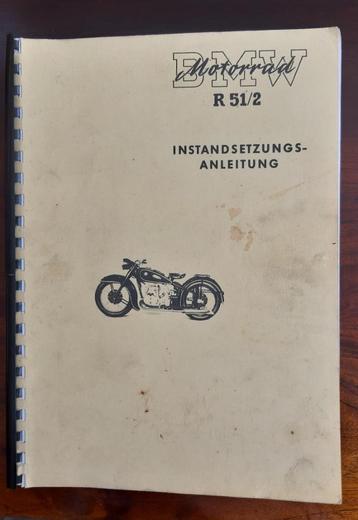 Instructieboek BMW R51/2 Duitstalig beschikbaar voor biedingen