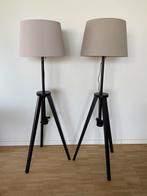 IKEA vloerlamp, Huis en Inrichting, Lampen | Vloerlampen, Zo goed als nieuw, Hout, Ophalen