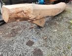 200X27X27 MASSIEF EIKENHOUTEN BALK KAN WORDEN GEBRUIKT ALS I, Ophalen of Verzenden, Gebruikt