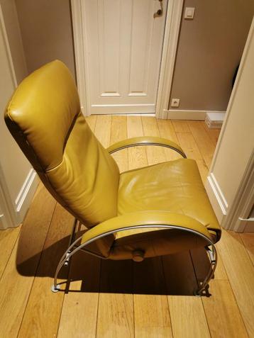 Recliner stoel "Billie" van Percival Lafer in curry/tan beschikbaar voor biedingen