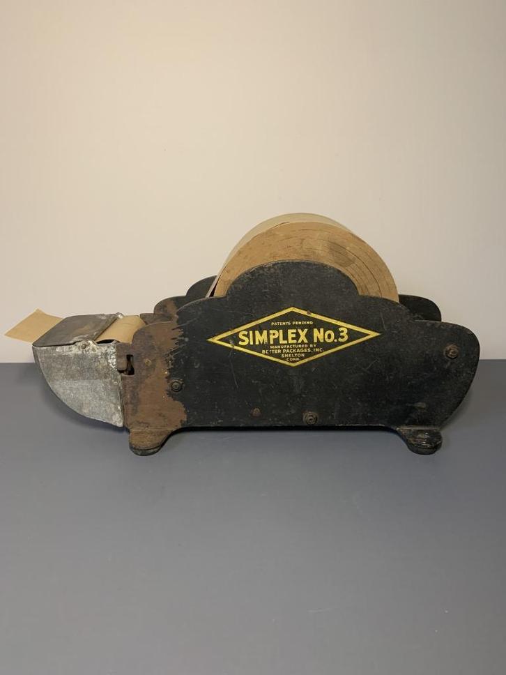 Industriele Tapedispenser USA 1940-50, Antiek en Kunst, Curiosa en Brocante, Ophalen of Verzenden