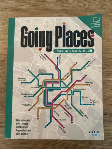 Going places, Engels boek eerste bachelor beschikbaar voor biedingen