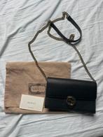 Gucci Logo Clutch, Ophalen, Zo goed als nieuw, Zwart, Avondtasje