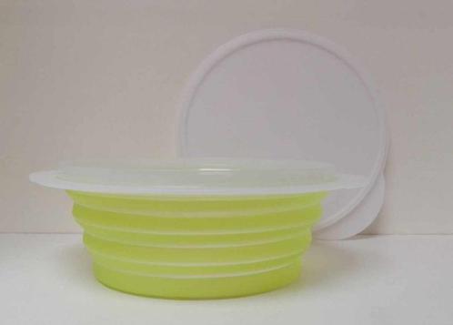 Tupperware™ « Mini-Max » 1,5 liter - wit en geel, Huis en Inrichting, Keuken | Tupperware, Nieuw, Bus of Trommel, Geel, Wit, Verzenden