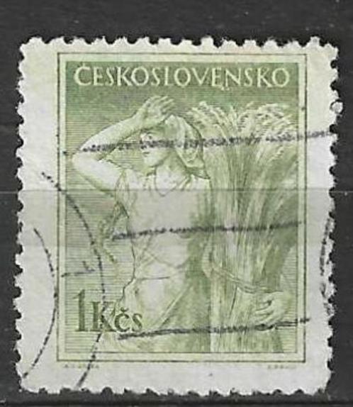 Tsjechoslowakije 1954 - Yvert 759 - Arbeiders (ST), Postzegels en Munten, Postzegels | Europa | Overig, Gestempeld, Overige landen