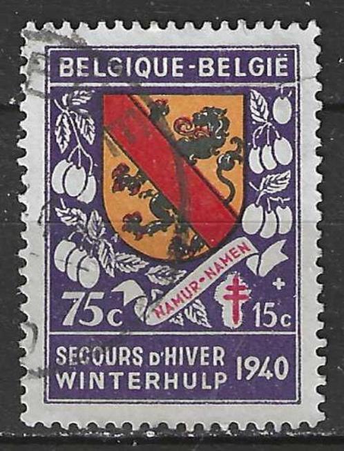 Belgie 1940 - Yvert/OBP 542 - Winterhulp - Namen (ST), Postzegels en Munten, Postzegels | Europa | België, Gestempeld, Gestempeld