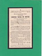 DP Ludovicus Emilius De Coster, Verzenden, Bidprentje