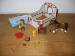 Playmobil Shire met Paardenbox, Kinderen en Baby's, Speelgoed | Playmobil, Ophalen of Verzenden, Zo goed als nieuw, Complete set